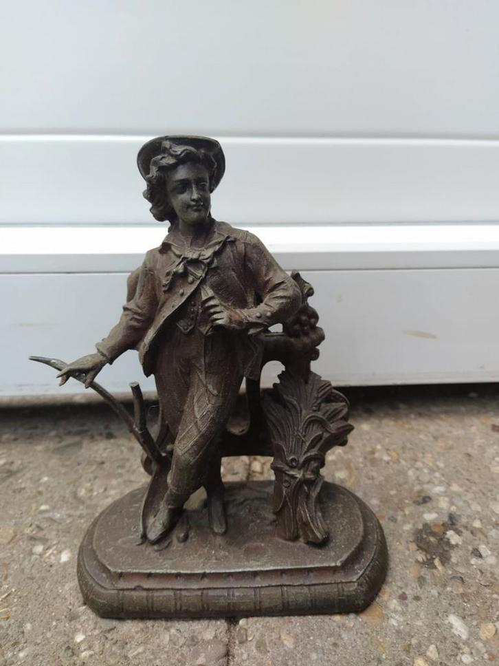 Antiek beeldje, ca. 1850, Antiek en Kunst, Kunst | Beelden en Houtsnijwerken, Verzenden