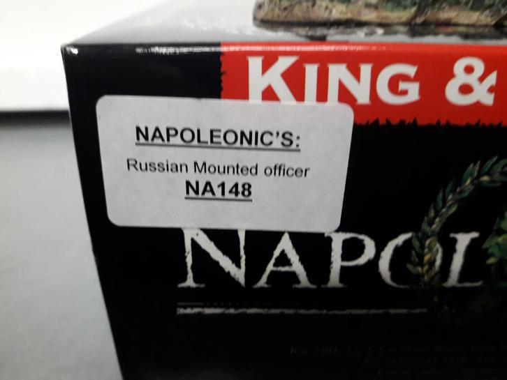 3 TINNEN MOUNTED SOLDATEN SETS NAPOLEON WAR KING & COUNTRY, Verzamelen, Militaria | Algemeen, Landmacht, Miniatuur of Beeldje