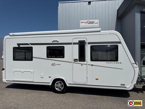 Eriba Nova GL - 60 edition 485 GL mover / luifel, Caravans en Kamperen, Caravans, Bedrijf, 1000 - 1250 kg, Rondzit, Eriba, Frans bed