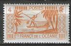 Frans-Oceanie 1939/1949 - Yvert 87 - Visser - 4 c. (PF), Verzenden