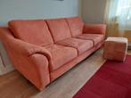 gratis herfstkleur driezitsbank vintage oranje, Huis en Inrichting, Ophalen, Gebruikt, 75 tot 100 cm, Stof