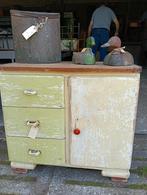 Brocante ladekastje, Huis en Inrichting, Kasten | Ladekasten, Ophalen, Gebruikt, 50 tot 100 cm, 3 of 4 laden