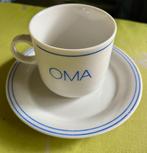 Bavaria Eversberg kop en schotel wit blauw - Oma, Huis en Inrichting, Keuken | Servies, Ophalen of Verzenden, Zo goed als nieuw