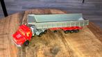 Majorette Scania kipper vrachtwagen met trailer 1/60, Ophalen of Verzenden, Zo goed als nieuw, Bus of Vrachtwagen