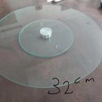 Glazen draaiplateau, Ophalen of Verzenden, Zo goed als nieuw