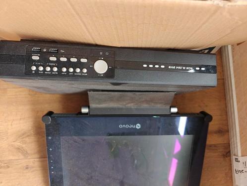 Bewakingscamera set met DVR, monitor en kabels, Audio, Tv en Foto, Videobewaking, Gebruikt, Binnencamera, Ophalen of Verzenden