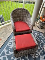 Lounge Set met Dikke Kussens - Terras Top!, Ophalen, Zo goed als nieuw, Wicker