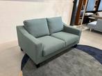 2 x Nieuw Leolux Antonia Bank 2 zits Blauw stof design 147, Leolux, Ophalen of Verzenden, Rechte bank, Stof