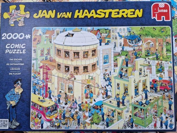 jan van Haasteren, De Ontsnapping, Hobby en Vrije tijd, Denksport en Puzzels, Zo goed als nieuw, Legpuzzel, 500 t/m 1500 stukjes