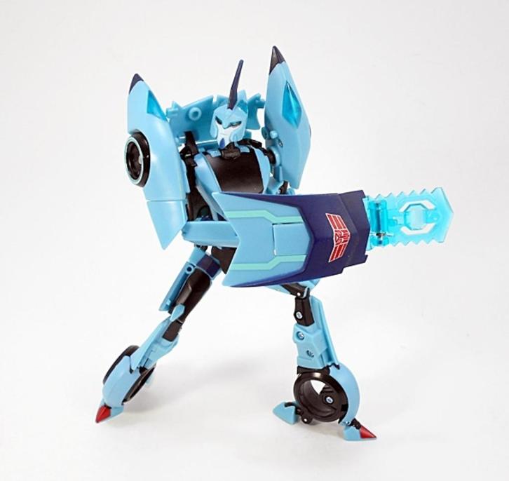 Transformers Animated Deluxe Class: Blurr compleet, Verzamelen, Transformers, Zo goed als nieuw, Overige generaties, Autobots