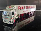 Tekno Scania 143 de Wilde met 3 asser koeler in doos, Ophalen of Verzenden, Zo goed als nieuw, Bus of Vrachtwagen, Tekno