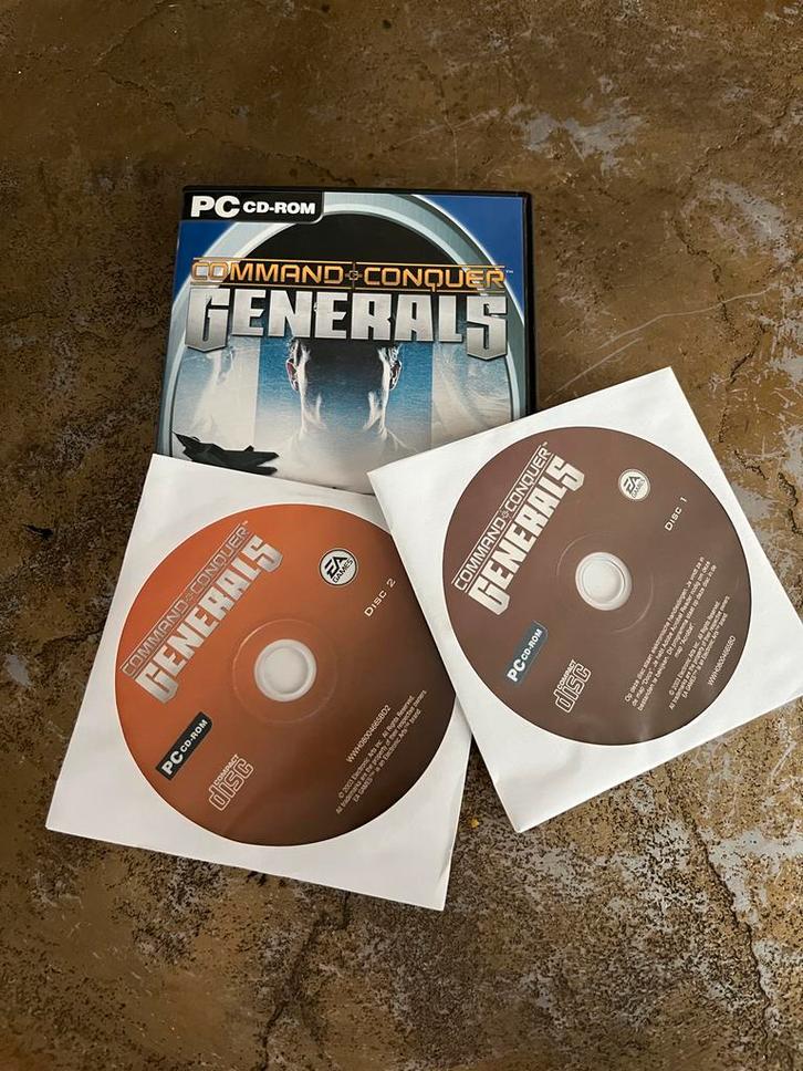 Command & Conquer Generals - PC CD-ROM, Spelcomputers en Games, Games | Pc, Gebruikt, Strategie en Constructie, 1 speler, Vanaf 12 jaar
