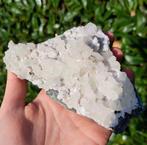 Prehniet met Apofyliet combinatiestuk India edelsteen, Verzamelen, Mineralen en Fossielen, Ophalen of Verzenden