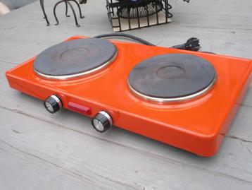 Vintage Oranje2 pits Kookstel,v.a 25,00e beschikbaar voor biedingen