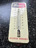 Emaille Grant's Scotch Wisky thermometer. Langcat Holland., Verzamelen, Merken en Reclamevoorwerpen, Ophalen of Verzenden, Gebruikt
