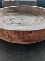 Sobere houten schaal., Ophalen of Verzenden, Zo goed als nieuw, Rond, Hout