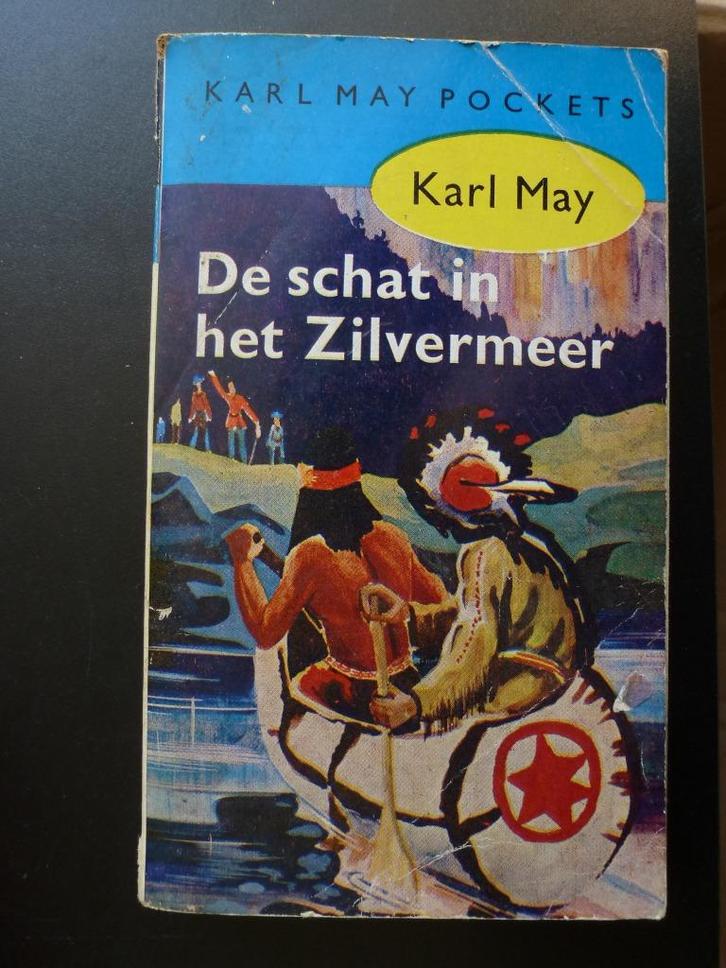 Karl May. De schat in het Zilvermeer., Boeken, Kinderboeken | Jeugd | 13 jaar en ouder, Gelezen, Verzenden
