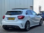 Mercedes-Benz A-klasse 180 AMG Night Edition Pano NAP Camera, 65 €/maand, Gebruikt, 4 cilinders, Leder en Stof