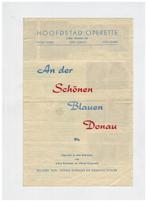 2 Programmabladen van Operette’s van de Hoofdstad operette, Ophalen of Verzenden, Gelezen, Overige onderwerpen