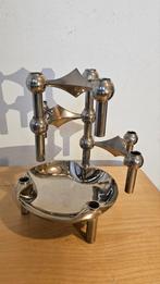 Werner stoff Nagel kandelaars + schaaltje, Ophalen of Verzenden