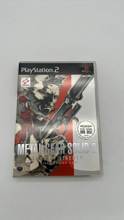 Metal gear solid 2 Sons of liberty, Spelcomputers en Games, Games | Sony PlayStation 2, Zo goed als nieuw, Avontuur en Actie, 1 speler