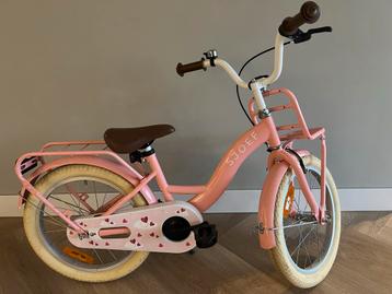 Roze kinderfiets SJOEF - 18 inch beschikbaar voor biedingen