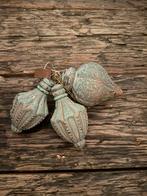 Hoffz ornament 3 stuks, Ophalen of Verzenden, Zo goed als nieuw, Groen, Overige materialen