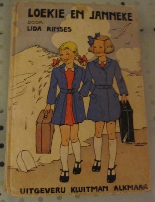 Loekie en Janneke door Lida Rinses jaren 50, Boeken, Kinderboeken | Jeugd | onder 10 jaar, Zo goed als nieuw, Non-fictie, Ophalen of Verzenden