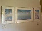 Strandgezichten Litho's/Zeefdrukken (3 stuks) Ingelijst Art, Ophalen
