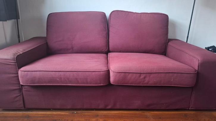 IKEA KIVIK 2-zitsbank, Huis en Inrichting, Banken | Bankstellen, Zo goed als nieuw, Rechte bank, Tweepersoons, 150 tot 200 cm