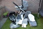 Kinderwagen Dubatti One 3 zilver/zwart, Gebruikt, Verstelbare duwstang, Ophalen, Kinderwagen