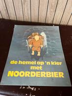 Vintage poster noorderbier, Ophalen of Verzenden, Zo goed als nieuw, Reclamebord, Plaat of Schild