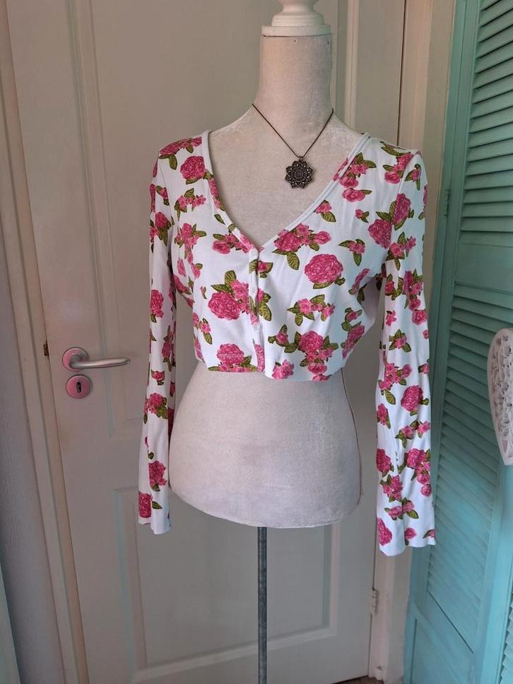 Vestje bolero Esprit, Kleding | Dames, Truien en Vesten, Zo goed als nieuw, Maat 38/40 (M), Wit, Ophalen of Verzenden