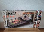 Sokany multifunctionele braadpan bakpan grillplaat nieuw, Ophalen of Verzenden, Nieuw, 4 t/m 7 personen