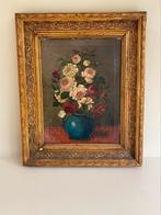 Bloemen in vaas, Antiek en Kunst, Ophalen of Verzenden