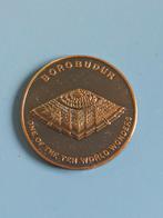 Penning borobudur werelderfgoed, Ophalen of Verzenden, Brons, Nederland