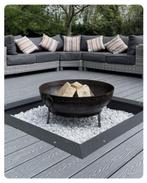 Grijze duurzame terrasplanken €8.99 | binnen of buiten, Tuin en Terras, Terrasdelen en Vlonders, Ophalen of Verzenden, Nieuw, Composiet