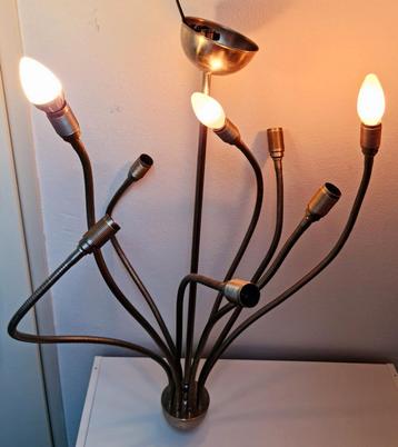 Octopus hanglamp plafondlamp metaal met 8 buigzame armen beschikbaar voor biedingen