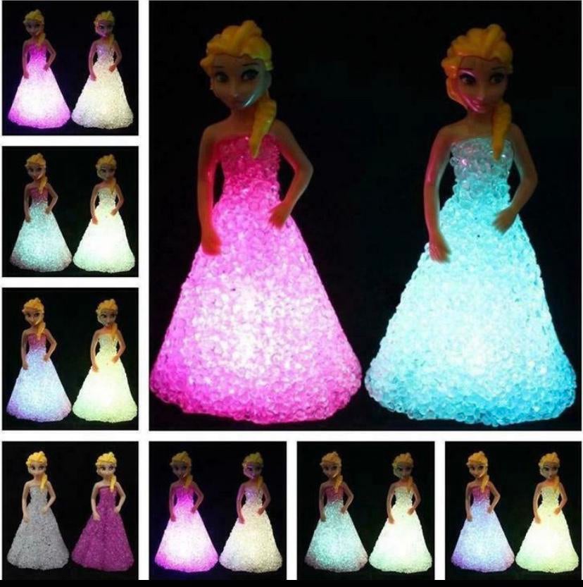 Elsa of Anna (frozen) nachtlampje 15 cm hoog, Ophalen of Verzenden, Nieuw