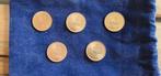 5 x gouden 1/10oz Krugerrand 1981-'82, Ophalen of Verzenden, Goud
