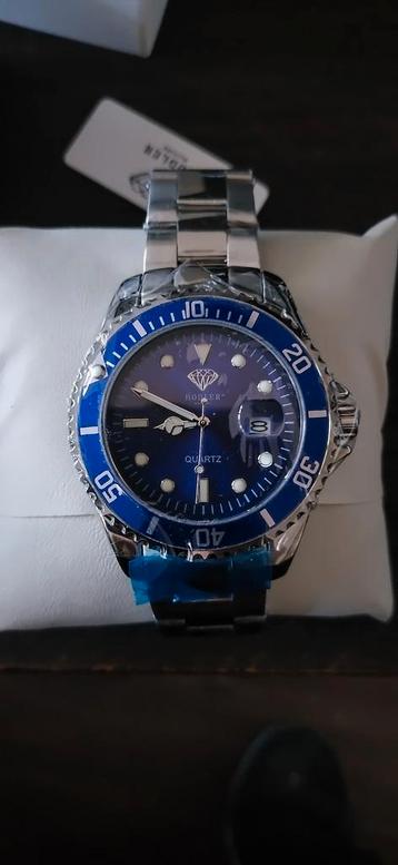 Hodler Vanguard blauw nieuw herenhorloge beschikbaar voor biedingen