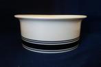 Arabia Finland Faenza - ronde schaal met zwarte banen, Ophalen of Verzenden