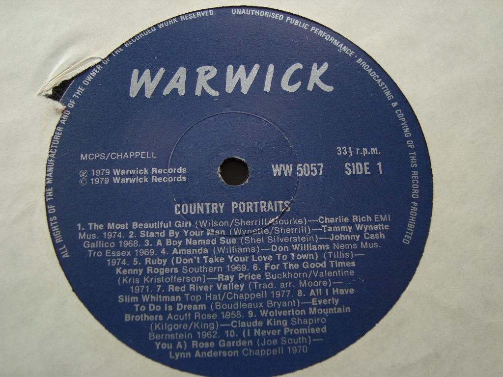 Country portrals, Ophalen of Verzenden, Zo goed als nieuw, 12 inch