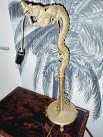 Unieke messing draken lamp armatuur periode 1920, Antiek en Kunst, Antiek | Lampen, Ophalen of Verzenden