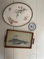 Diverse vintage dienbladen, Antiek en Kunst, Ophalen of Verzenden