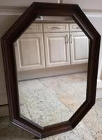 Spiegel met houten profiel breed 49 en hoog 69 cm, Minder dan 50 cm, Gebruikt, Ophalen of Verzenden, Minder dan 100 cm