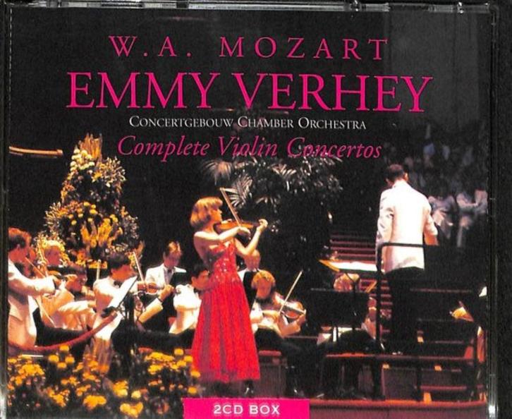 Mozart - Complete vioolconcerten op 2 CD's, Cd's en Dvd's, Cd's | Klassiek, Gebruikt, Orkest of Ballet, Classicisme, Ophalen of Verzenden