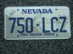 Kentekenplaat licenseplate Nevada Silver State 1 USA, Verzenden, Gebruikt, Auto's