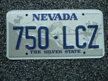 Kentekenplaat licenseplate Nevada Silver State 1 USA beschikbaar voor biedingen