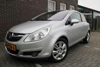 Opel Corsa 1.4-16V Cosmo-lage km stand-half leer-pdc achter, Voorwielaandrijving, Euro 5, 101 pk, Gebruikt